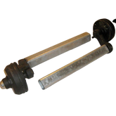 ABM04533 Pair Of Rubber Half Axles | Genuine Haulotte